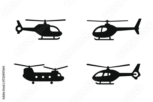  Rescue Choppers in Flight