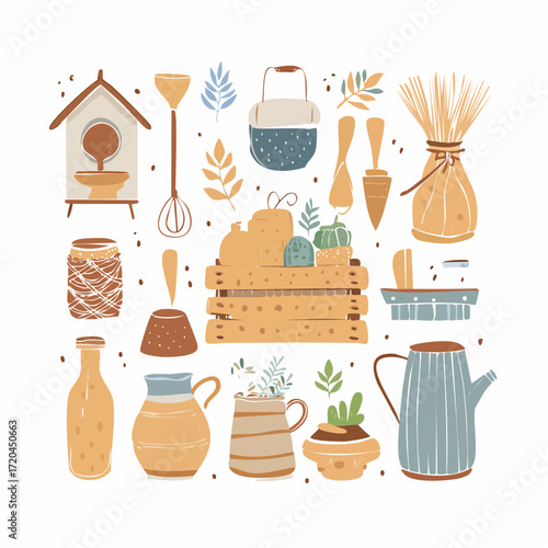 Autumn Harvest Collection Rustic Kitchenware and Garden Decor