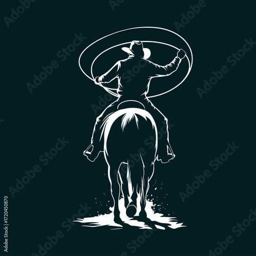 Horses silhouettes vector illustration isolated, equestrian, equine, galloping, Four black silhouettes of horses running on a white background. Perfect for themes related to horse racing animal