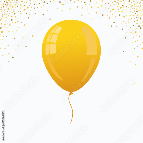 Luftballon mit Konfetti