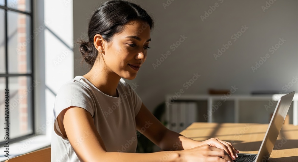 Obraz premium Woman Working