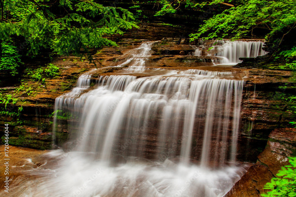 Fototapeta premium Buttermilk Falls State Park, New York