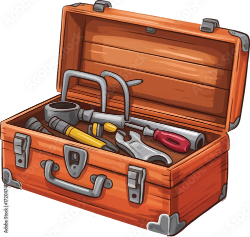 toolbox with tools