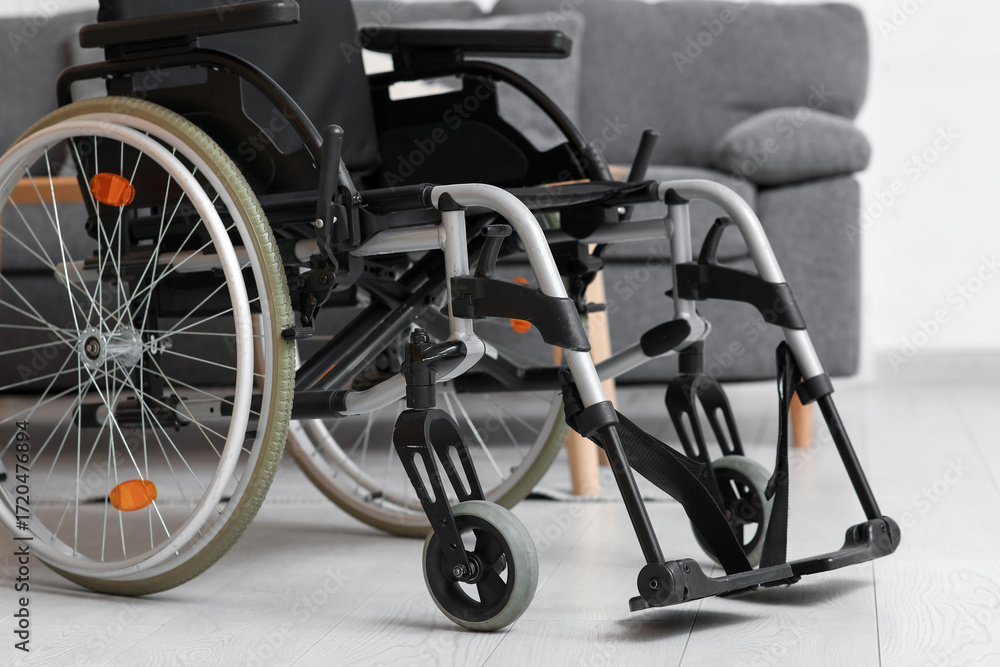 Obraz premium Modern wheelchair in living room