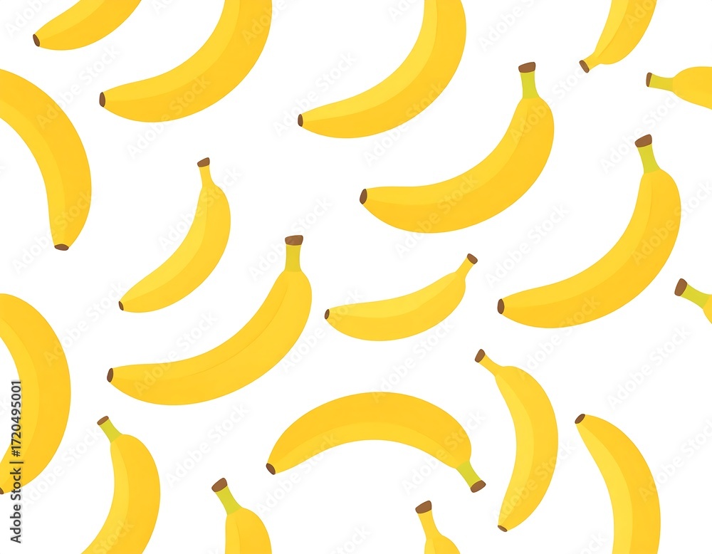 Banana Pattern Delightful Fruit Design Banana Pattern Delightful Fruit Design