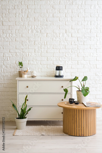 Interior of room with coffe...