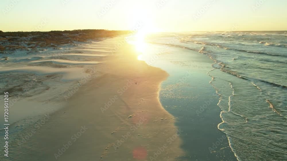 custom made wallpaper toronto digitalThe sun rises over the sandy beach in gulf shores, alabama