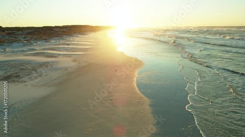 Wallpaper Mural The sun rises over the sandy beach in gulf shores, alabama Torontodigital.ca