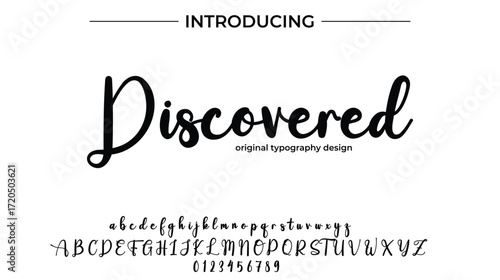 Discovered - Elegant Script Font for Smooth Handwritten Design and Creative Typography