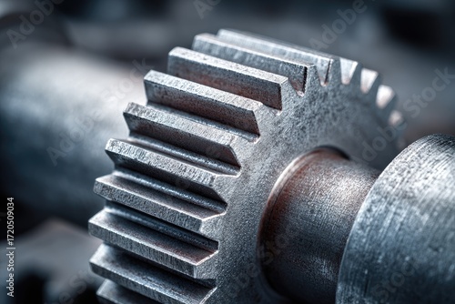 Close-up of a metal gear (1)