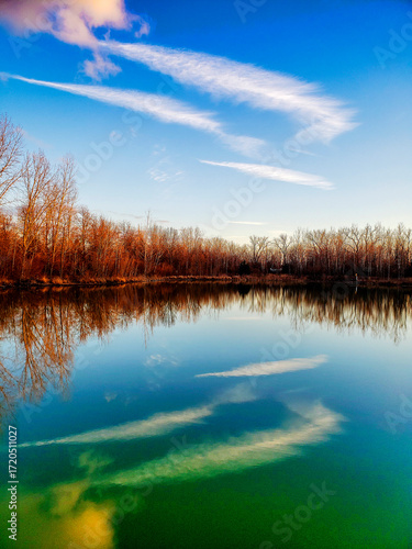Karrer Pond, Red Trabue Nature Preserve in Late Winter, Dublin, Ohio