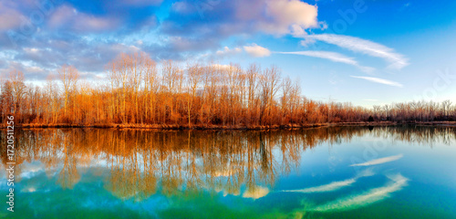 Karrer Pond, Red Trabue Nature Preserve in Late Winter, Dublin, Ohio