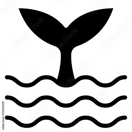 whale tail icon