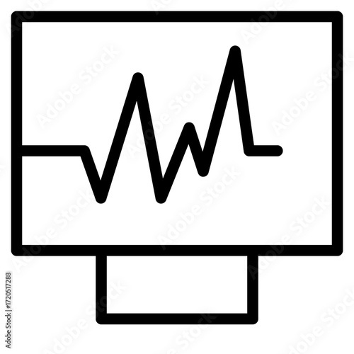 ekg machine icon