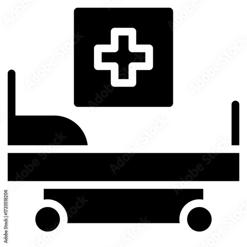 medical bed icon
