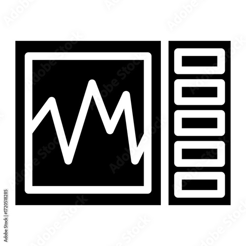 ekg machine icon