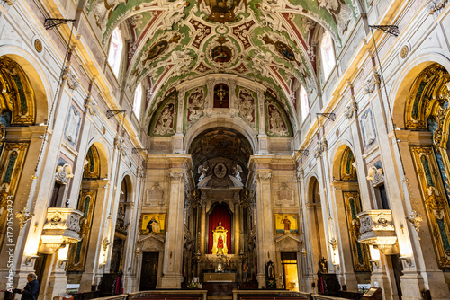 Obraz na plátně Lisbon – Basilica of Our Lady of the Martyrs