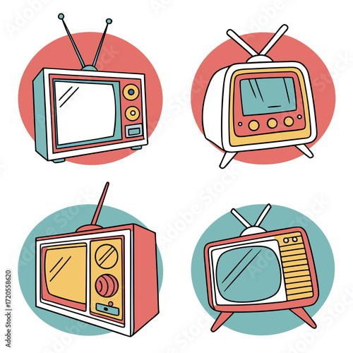 retro tv set