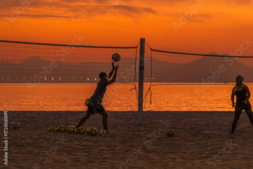 Sunrise at the beach
