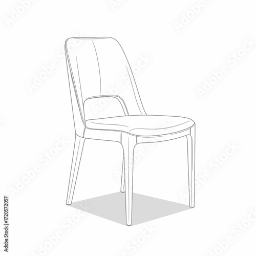 Abstract geometric pattern with smooth curves and sharp angles in rgb color
