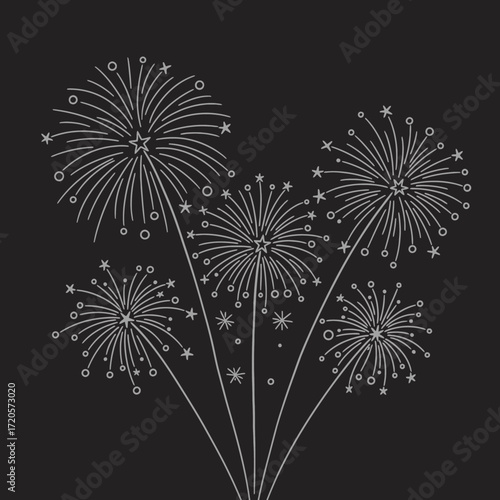 Elegant hand drawn whisk illustration for culinary designs