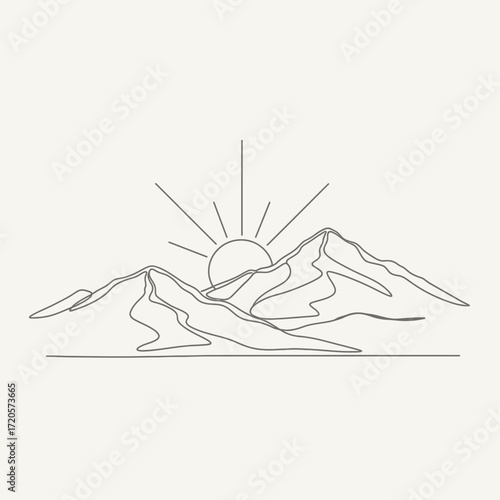 Modern abstract whisk design with smooth curves and geometric shapes