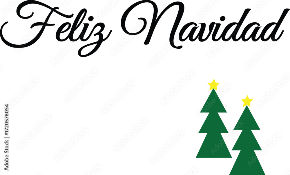 Fototapeta premium merry christmas greeting card,feliz navidad vector