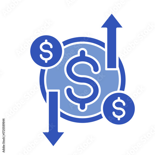 Investment  Icon Element For Design	