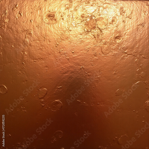 Wallpaper Mural intricately detailed shiny copper foil texture Torontodigital.ca