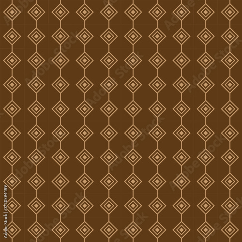Abstract geometric background featuring diamond line motifs in brown and beige tones Perfect for wallpapers packaging fabric prints stationery wrapping paper and modern graphic design projects