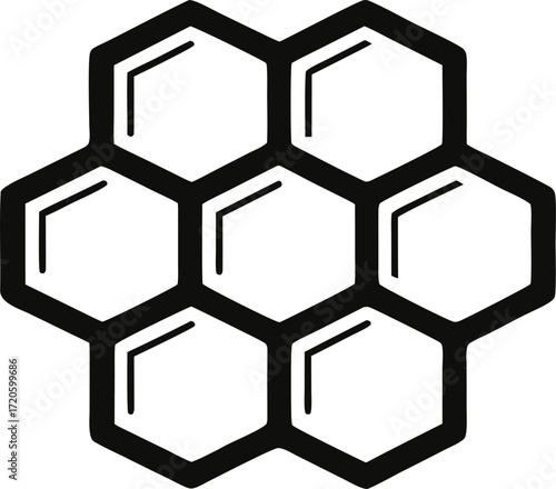 Seamless Beehive Honeycomb Pattern