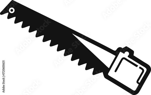 Hand Saw Tool Sketch