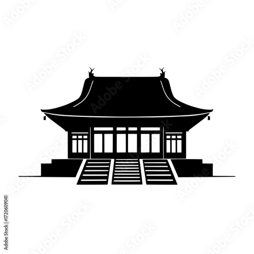 Classic East Asian Temple 