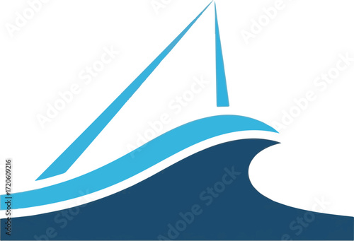 Boat on the Water Logo