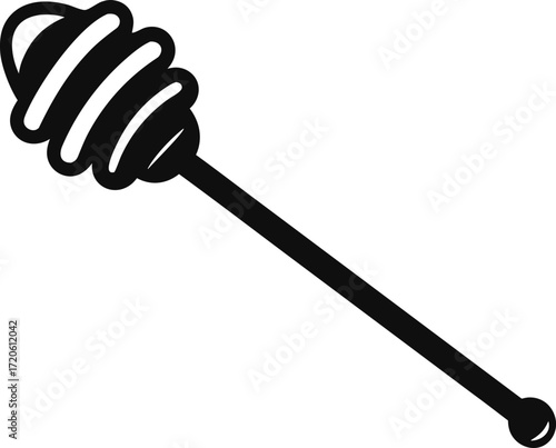Wooden Honey Dipper Sketch