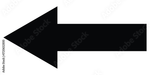large size black long arrow. Straight long arrow icon. black long arrow pointing to right site in isolated background eps 10.
