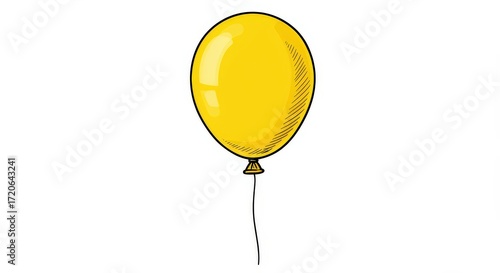 balloon on white background