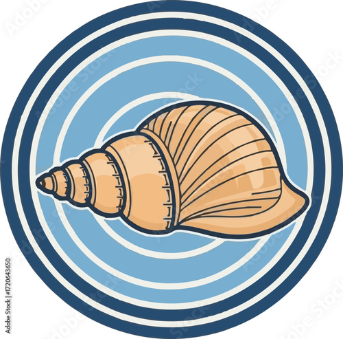 Seashell Logo Illustration