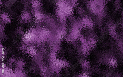 Purple glass surface background with blur grain texture. Frosted blur texture with shiny glossy glass look. Abstract noise surface background design.