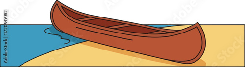 Canoe on Beach