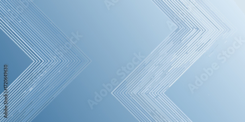 Abstract blue background with geometric chevron patterns and subtle texture