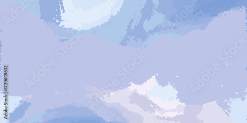 Soft abstract watercolor background with blended pastel blue and lavender washes and textured edges