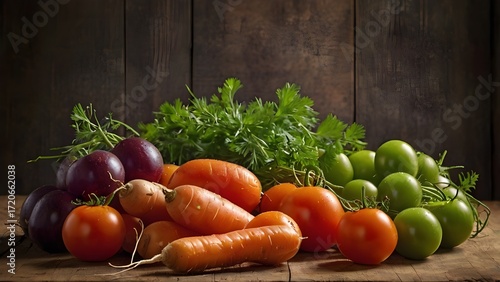Mixed vegetable background   