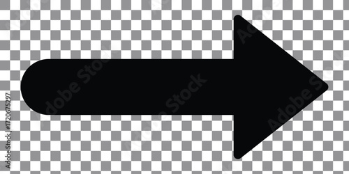 Share icon with arrow. White icon on black background. Inversion . Vector arrow icon pointing to the right. Vector white illustration on black or transparent background. eps 10