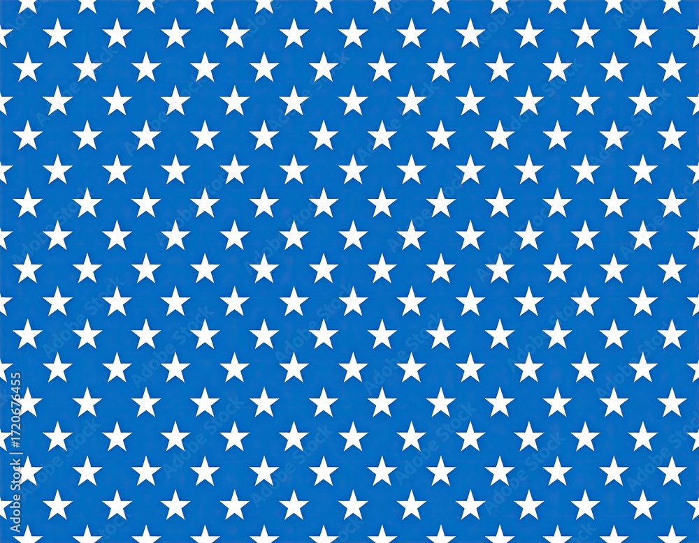 Repeating pattern of white stars on blue (1) Repeating pattern of white stars on blue (1)