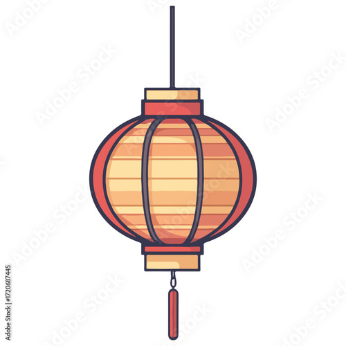 lantern, new year, vector, transparent background, festival, asia, lamp, light, street, vintage, night, streetlamp, cage, streetlight, decoration, celebration, isolated, ornament, decor, year, hang