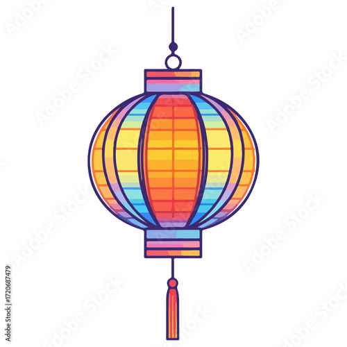 lantern, new year, vector, transparent background, festival, asia, lamp, light, street, vintage, night, streetlamp, cage, streetlight, decoration, celebration, isolated, ornament, decor, year, hang