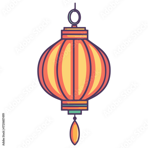 lantern, new year, vector, transparent background, festival, asia, lamp, light, street, vintage, night, streetlamp, cage, streetlight, decoration, celebration, isolated, ornament, decor, year, hang