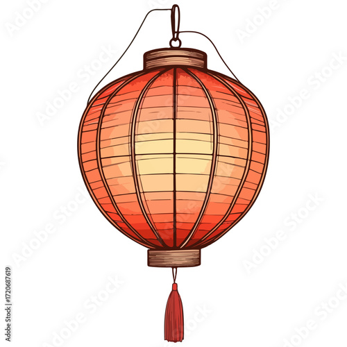 lantern, new year, vector, transparent background, festival, asia, lamp, light, street, vintage, night, streetlamp, cage, streetlight, decoration, celebration, isolated, ornament, decor, year, hang