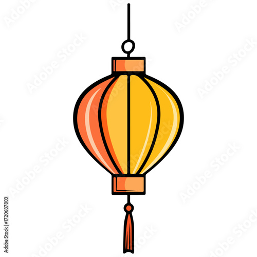 lantern, new year, vector, transparent background, festival, asia, lamp, light, street, vintage, night, streetlamp, cage, streetlight, decoration, celebration, isolated, ornament, decor, year, hang